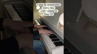 La campanella day 15 piano classicalmusic classicalpiano lacampanella challenge pianomusic [upl. by Aihseyn802]