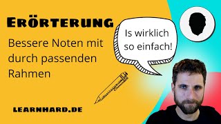 Erörterung schreiben  bessere Noten mit diesem Trick [upl. by Weikert]