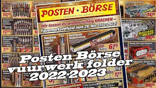 POSTEN BÖRSE DE VUURWERK FOLDER 20222023 [upl. by Ydnyc626]