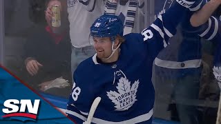 Ilya Lyubushkin William Nylander Combine For Two Goals In 18 Seconds vs Capitals [upl. by Yenots]