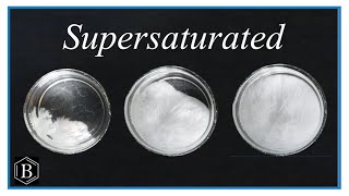 Unsaturated Saturated and Supersaturated Solutions [upl. by Verity198]