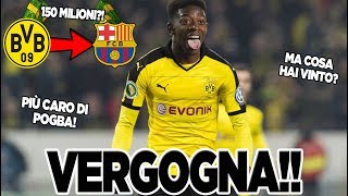 NON HO PAROLE DEMBELE AL BARCELLONA PER 150 MILIONI [upl. by Sherlock2]