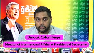 Dinouk Colombage  Director of International Affairs Presidential SecretariatRanil Wickremesinghe [upl. by Gnaw173]