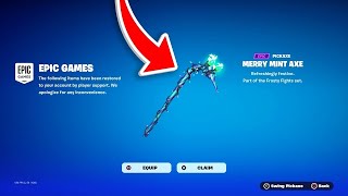 AVOIR la PIOCHE MINTY BONBON FESTIF EN 2024 SANS CODE sur FORTNITE CHAPITRE 5 [upl. by Llekram]