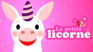 La jolie petite licorne 🦄🦄🦄 Petites comptines pour bébé avec paroles [upl. by Aek332]