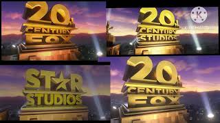 20th Century Fox Logos 20th Century FoxStar StudiosTCSTCFHE [upl. by Whitson]