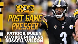 Queen Pickens amp Wilson Postgame Press Conference Week 11 vs Ravens  Pittsburgh Steelers [upl. by Einnhoj]