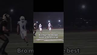 A LINEMAN at kicker is NASTY WORK🤣🔥youtubeshorts footballshorts football highschoolfootball [upl. by Shih201]