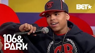 TBT Chris Brown Before The Fame Reveals His quotFirstsquot  106 amp Park [upl. by Nahor791]