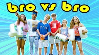 The Bubble Wrap Challenge MattyBRaps vs Josh ft JB amp Haschak Sisters [upl. by Dinerman]