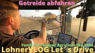 LohnerVLOGSpezial Let´s drive POV Fendt Vario 724 mit Kröger Agroliner I New Holland 8060 drischt [upl. by Mihe740]