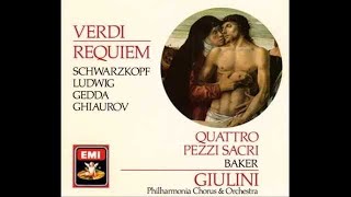 Verdi  Requiem Giulini EMI [upl. by Aymik314]