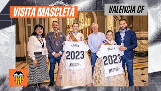 EL VALENCIA CF VIVE “UNA EXPERIENCIA ÚNICA” EN LA MASCLETÀ [upl. by Teleya]