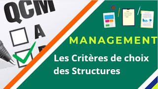 📢Comment choisir la structure de lentreprise  👉 Les critères à prendre en compte ✔ [upl. by Macdougall]