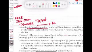 de quervains thyroiditis endocrinology 40  First Aid USMLE Step 1 in UrduHindi [upl. by Odraude87]