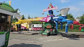 Oprijden  Opbouw Kermis Aufbau Kirmes Kermis Oss 2024 Part 1 [upl. by Aicirtac]