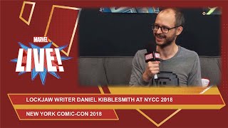 Lockjaw writer Daniel Kibblesmith tells us whos a good boy at NYCC 2018 [upl. by Vincenty950]