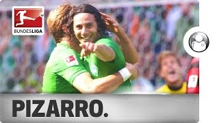 Claudio Pizarro  18 Goals versus 18 Bundesliga Clubs [upl. by Midis982]