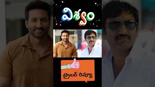 విశ్వం మూవీ ట్రైలర్ రివ్యూ 1 viswam viswam movie gopichand sreenuvaitla vennelakishore sunil [upl. by Seravart]