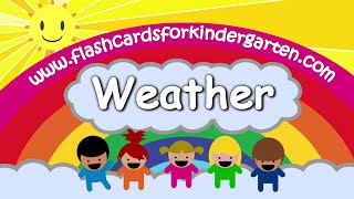 Simple Weather Vocabulary for Kids quotHows the weatherquot [upl. by Fowler]