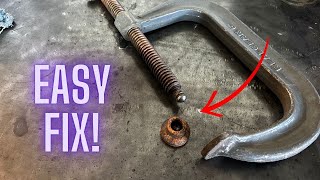 DIY Fix Your C Clamp Breaks a Foot [upl. by Christoforo684]