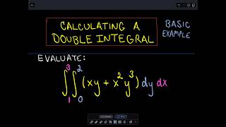 ❖ Calculating a Double Integral ❖ [upl. by Ferdinand]