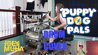 Puppy Dog Pals Theme Song Drumming  JOEY MUHA [upl. by Etteniotna95]