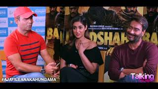 Ajay Devgn  Ileana DCruz  Full Interview  Baadshaho [upl. by Ecneralc]