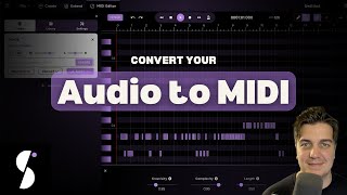 How to Convert Audio to MIDI  Tutorial [upl. by Charla]