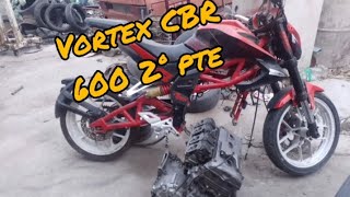 Vortex CBR600 2° parte [upl. by Ellierim730]