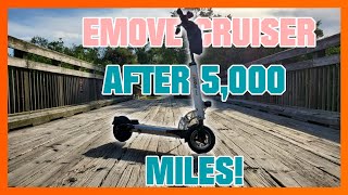 Emove Cruiser Scooter Review After 5000 Miles  Range Test [upl. by Armahs]