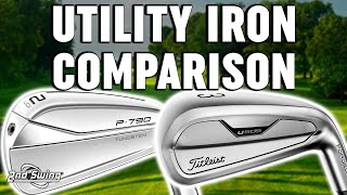 Titleist U505 vs TaylorMade P790 UDI  2021 Utility Irons Comparison [upl. by Darwen]