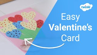 Paper Valentines Card for Children  DIY Valentines Day Crafts  Twinkl [upl. by Carothers]