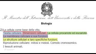 2 La cellula coma base della vita per i test di ammissione [upl. by Nahtanoy]