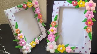 Diy Easy Photo Frame Making ✨  Handmade Photo Frame  diy craft youtube [upl. by Hoy]