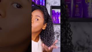 Curly hair routine for defined 3B 3c hair 👩🏽‍🦱 [upl. by Thorman128]