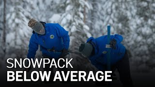 Snowpack Below Average After 2 Dry Months [upl. by Aohk]