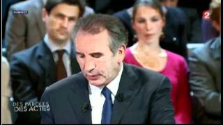 Débat Bayrou  Montebourg Des Paroles et des Actes 8 décembre 2011 [upl. by Kcirded769]