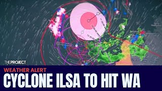 Category Four Tropical Cyclone Ilsa Nears Port Hedland [upl. by Jordain]