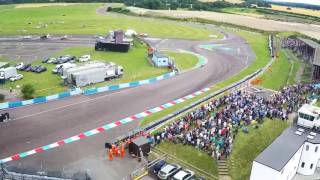 British Superbike Championship at Thruxton  Aerial Footage 2016 [upl. by Dinsdale774]