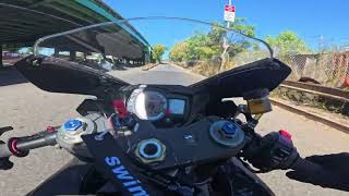 GSXR 600 POV Late for work [upl. by Jeramey742]