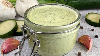 Sauce aux courgettes crémeuse  Rapide et sans oeufs [upl. by Afital]