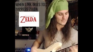 When LINK Tries To Impress ZELDA Legend Of Zelda Medley [upl. by Enaitsirhc563]