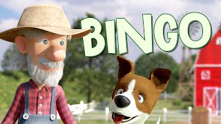 BINGO  Nursery Rhyme Childrens Song with Lyrics [upl. by Cutty792]