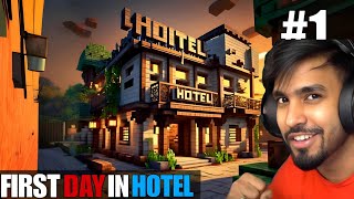 Minecraft How To Build A Hotel  Tutorial [upl. by Bradeord251]