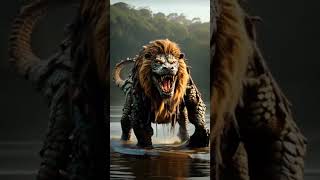 Incredible Animal Fusion 🐊🧬🦁  Watch till end 😱 shorts animals animalfusion species [upl. by Ano]