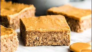 Healthy Peanut Butter Oatmeal Breakfast Bars Recipe [upl. by Aisereht]