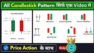 Complete Candlestick Patterns Course with Price Action Strategy Beginners 👉 SK Trading Tech 📊 [upl. by Eillil]