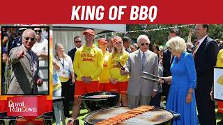 King Charles Sizzles as BBQ Master Hilarious Egg Timer Hack and Smashed Avo Joke  Royal Family [upl. by Guzel]