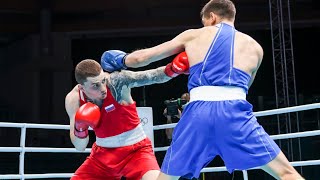 Gleb Bakshi RUS vs Mindaugas Gedminas NOR European Olympic Qualifiers 2021 75kg [upl. by Alexandr]